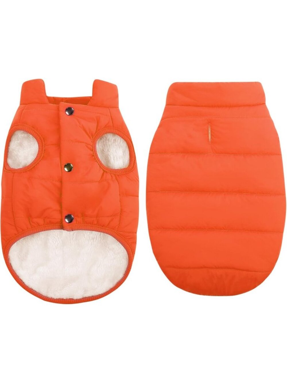 Cozy Dog Winter Coat - Fleece Puffer Jacket for Small, Medium & Large Dogs